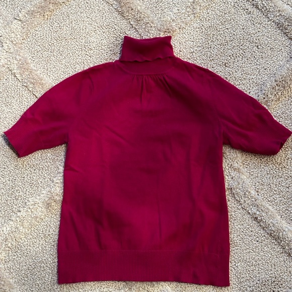 L.L. Bean Women’s 3/4 Sleeve Turtleneck Sweater - Picture 2 of 2